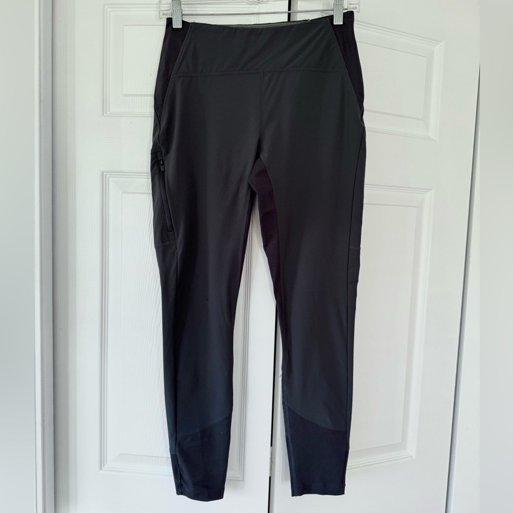mountain hardwear chockstone women’s‎ rock tight leggings in grey size small